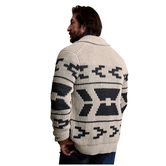 Banana Republic Geo Shawl Button Down Aztec Cabin Cardigan - Picture 1 of 9